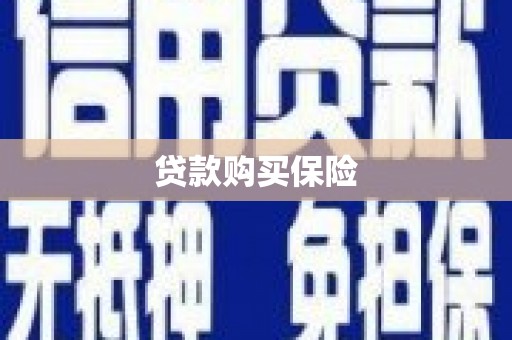 商丘贷款购买保险