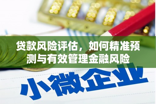 商丘贷款风险评估，如何精准预测与有效管理金融风险