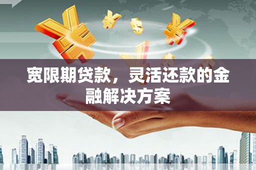 商丘宽限期贷款，灵活还款的金融解决方案