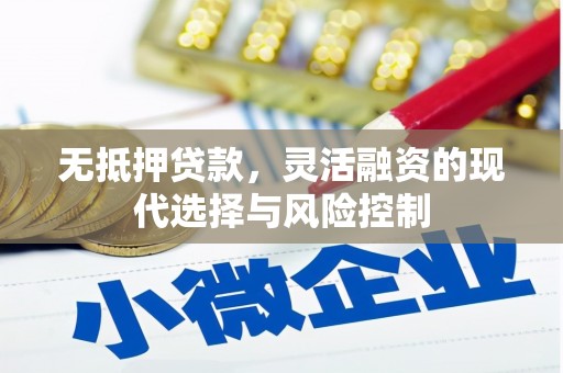 商丘无抵押贷款，灵活融资的现代选择与风险控制
