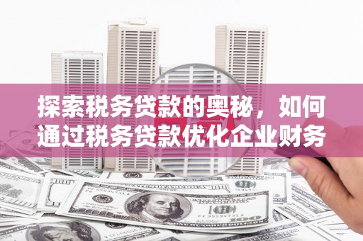 商丘探索税务贷款的奥秘，如何通过税务贷款优化企业财务