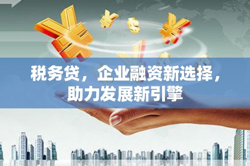 商丘税务贷，企业融资新选择，助力发展新引擎