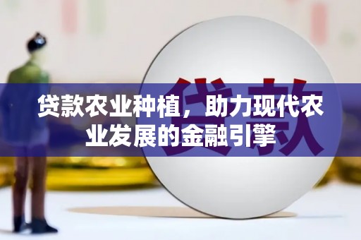 商丘贷款农业种植，助力现代农业发展的金融引擎