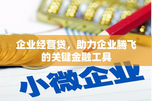 商丘企业经营贷，助力企业腾飞的关键金融工具