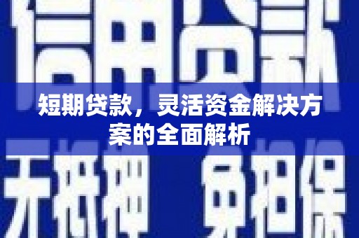 商丘短期贷款，灵活资金解决方案的全面解析