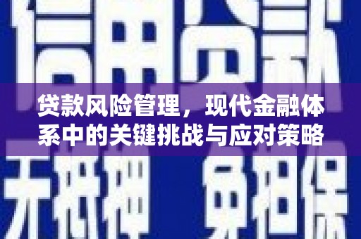 商丘贷款风险管理，现代金融体系中的关键挑战与应对策略