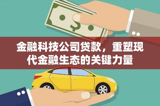 商丘金融科技公司贷款，重塑现代金融生态的关键力量