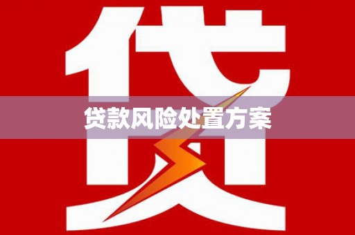 商丘贷款风险处置方案