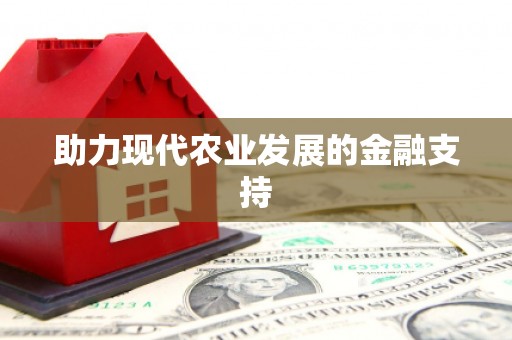 商丘助力现代农业发展的金融支持